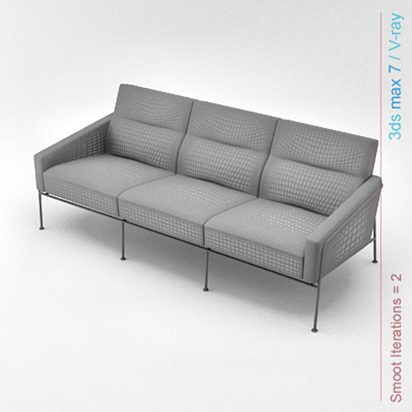 3ds design series 3 - series 3300 3 seater sofa by lajhar